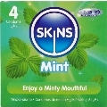 4x Preservativos Skins Premium Mint