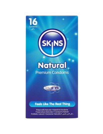 16x Preservativos Skins Premium Naturais