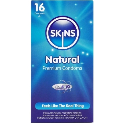 skins - natural premium condoms pack 16