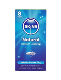 8x Preservativos Skins Premium Naturais