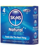 4x Preservativos Skins Premium Naturais