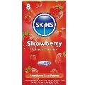 8x Preservativos Skins Premium Morango