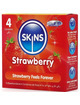 4x Preservativos Skins Premium Morango