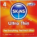 skins - ultra thin premium condoms pack 4