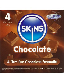 4x Preservativos Skins Premium Chocolate