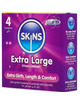 4x Preservativos Skins Premium Extra Grande