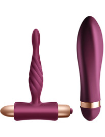 climaximum - dare kit twisted vibrator + anal plug beginner