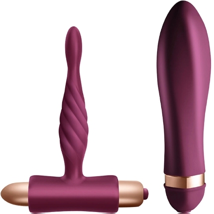 Kit Climaximum Vibrador e Plug Begginers