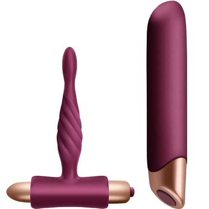 Kit Climaximum Rapture Vibrador e Plug Anal