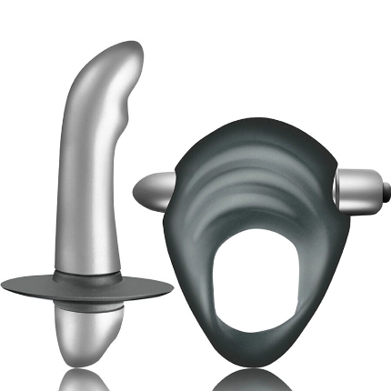 Kit Climaximum Entice com Cockring e Estimulador da Próstata