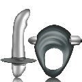 Kit Climaximum Entice com Cockring e Estimulador da Próstata