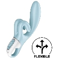 satisfyer - touch me vibrador rabbit azul