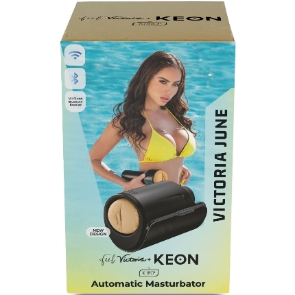 Kit Masturbador Automático Kiiroo Keon Wifi + Victoria June