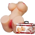 Masturbador Crazy Bull Torso Feminino Realista 27 cm