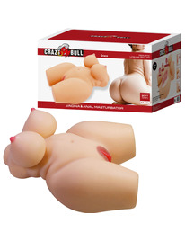 crazy bull - grace torso femenino realista vagina y anal 7.5 kg