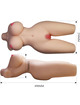 crazy bull - tiffany torso femenino realista vagina y anal 5.5 kg