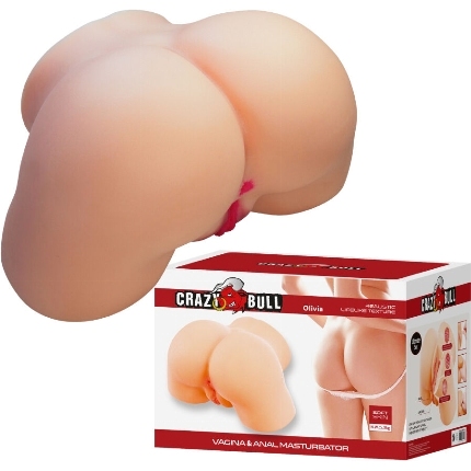 crazy bull - olivia trasero femenino realista vagina y anal 5.5 kg