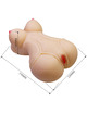 crazy bull - diana realistic female torso vagina and anal 5 kg