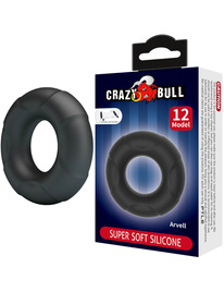 Cockring Crazy Bull Silicone Arvell Preto