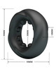 Cockring Crazy Bull Silicone Daquez Preto