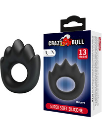 Cockring Crazy Bull Silicone Habert Preto