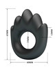 Cockring Crazy Bull Silicone Habert Preto