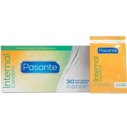 pasante - internal female condoms box 30 units