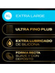 10x Preservativos Durex Total Connection XL Ultra Fino Sem Latex