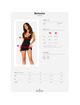 Babydoll Obsessive Bellastia Preto