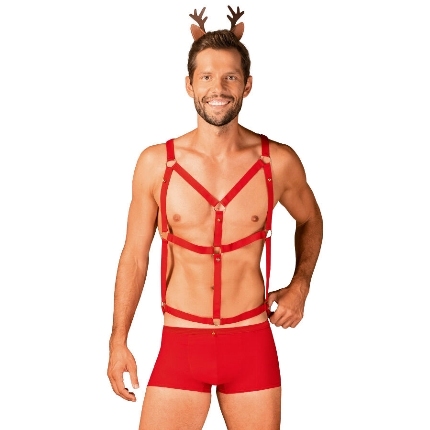 Conjunto Obsessive Mr Reindy Vermelho