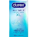 durex - invisible condoms xl 10 units