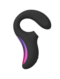 lelo - enigma double suction stimulation massager black