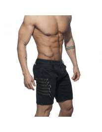 Shorts Addicted Zippers Denim Shorts Black 500152