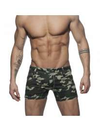 Shorts Addicted Camo Jeans Shorts Camouflage Green 500153