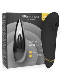 womanizer - premium 2 clitoral stimulator black