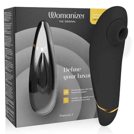 womanizer - premium 2 estimulador de clÍtoris negro