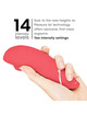 womanizer - premium 2 clitoral stimulator raspberry