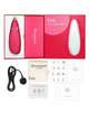 womanizer - premium 2 clitoral stimulator raspberry