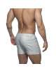Adicta A Los Shorts De Metal De Pantalones Cortos De Color Plateado,500156