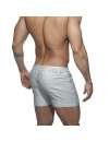 Adicta A Los Shorts De Metal De Pantalones Cortos De Color Plateado,500156