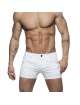 Adicta A Los Shorts Tela De Raso Blanco,500157