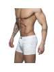 Adicta A Los Shorts Tela De Raso Blanco,500157