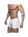 Adicta A Los Shorts Tela De Raso Blanco,500157