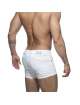 Adicta A Los Shorts Tela De Raso Blanco,500157