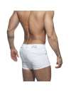 Adicta A Los Shorts Tela De Raso Blanco,500157