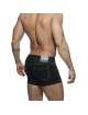 Adicta A Los Shorts De La Tela Cruzada Short De Color Negro,500158