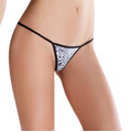 Tanga Passion Animal Print Branco