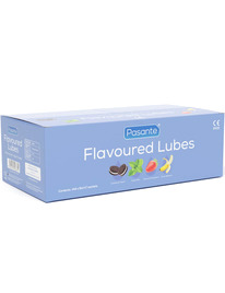 144x Lubrificante Água Pasante Sabores 5 ml