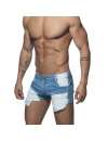 Adicta A Los Shorts, Mini De Mezclilla Hoyos De Color Azul,500159