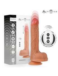 Vibrador Realístico Mr Intense Baldwin com Comando Bege 22 cm